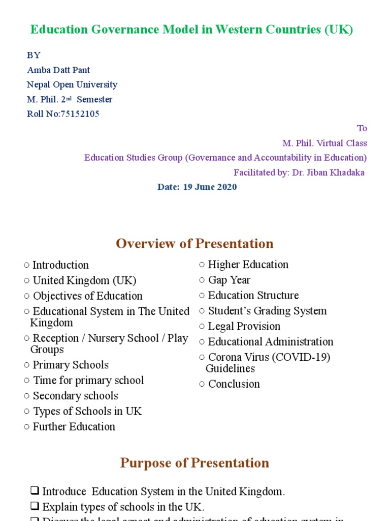 Education Governance Model in Western | PDF | Schools | United Kingdom