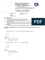 Jawaban Penilaian Harian 2 Matematika Peminatan Kelas Xi