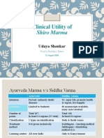 Clinical Utility Of: Shiro Marma