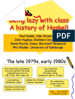 History of Haskell - Slides