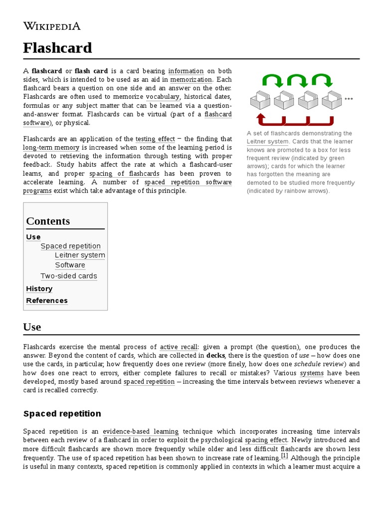Flashcard PDF | PDF | Flashcard | Mental Processes
