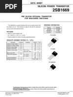 Silicon Power Transistor: Data Sheet