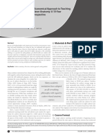 An Economical Approach To Teaching Cadaver Anatomy A 10 Year Retrospective