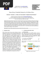 Neuro-Fuzzy Controller Design For A DC Motor Drive: University of Khartoum Engineering Journal (Uofkej)