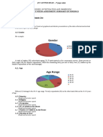 Survey Summary Per Age Group