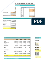 To Calculate Equity Value Through DCF Analysis: DATA INPUTS - Those Highlighted Are Those Given