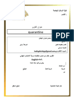 Quarantine in Iraq report analyzes effects of COVID-19 measures