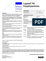 Lupasol PS Polyethylenimine: Technical Bulletin