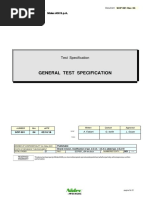 General Test Specification