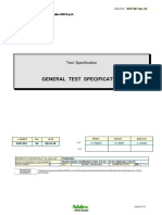 General Test Specification