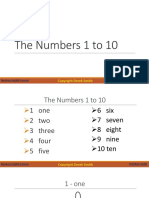 3.1 Numbers - 1 - To - 10 PDF