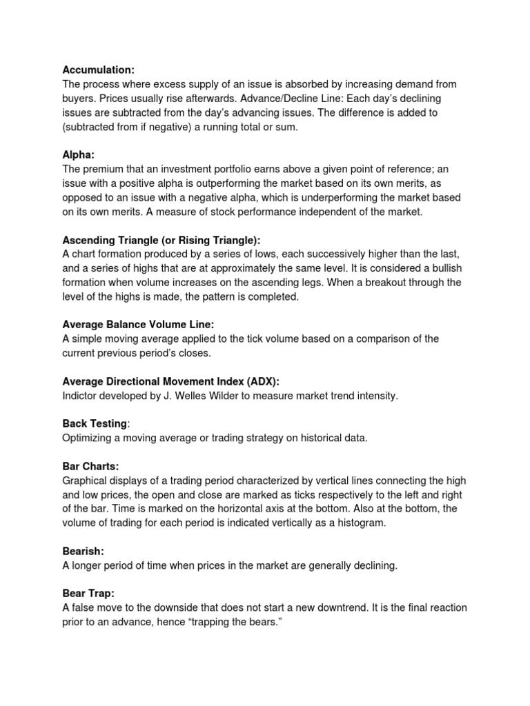 TECHNICAL ANALYSIS TERMS visual data 3