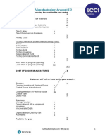 L2 Manufacturing Account