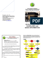 2015 / 1436 Hajj Guidelines Basic Information: G H AND