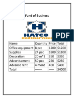 Fund of Business