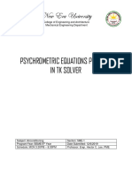 New Era University: Psychrometric Equations Program in TK Solver