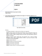 Actividades - Complementarias Excel