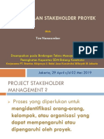 PROJECT STAKEHOLDER MANAGEMENT