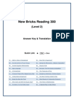 New Bricks Reading 300 Lv. 2 - Answer Key (SB) PDF