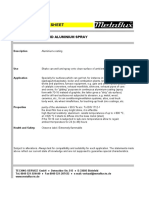 Aluminum Spray Technical Data Sheet