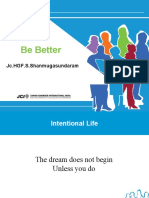 Be Better: JC - HGF.S.Shanmugasundaram