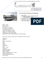 38' President Edership 39 Flybridge: Current Price: EUR 50,000 Tax Paid (US$ 55,890) (11/19)