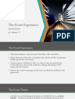The Event Experience: Eintroevm M. Aldana 17