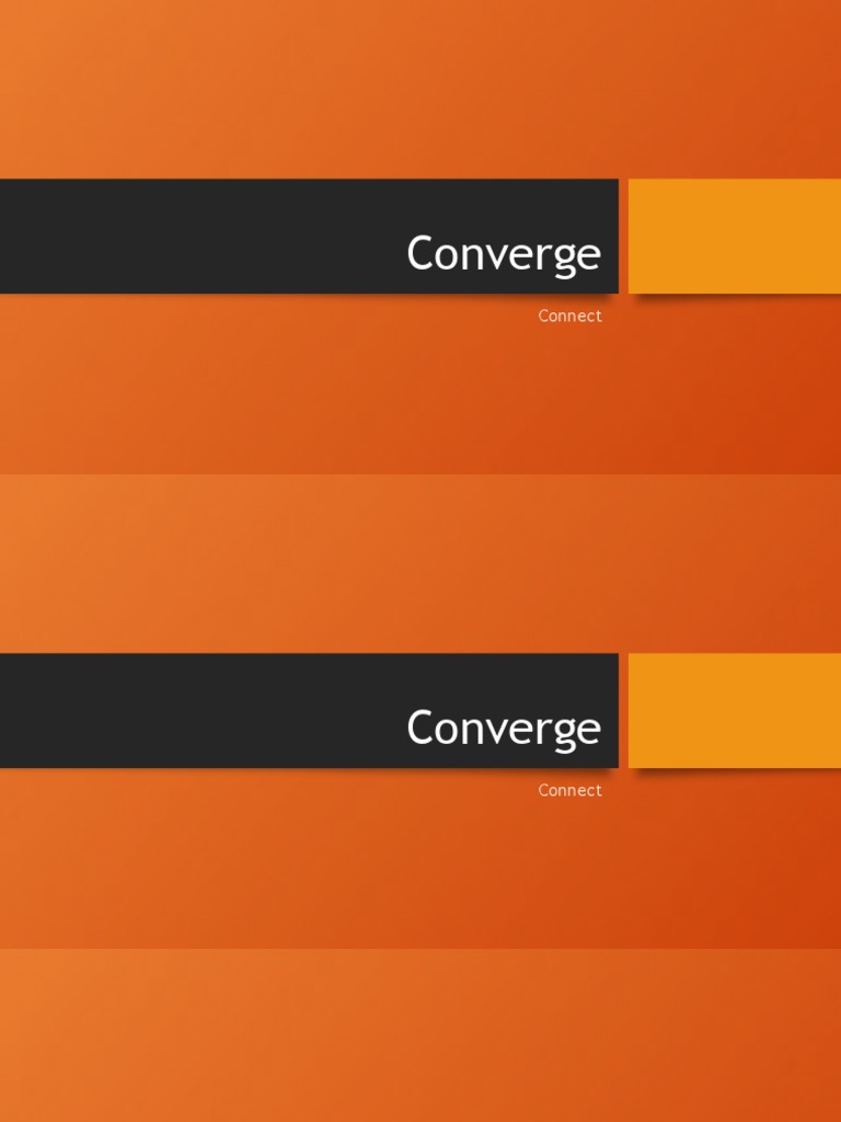 Converge Connect Overview | PDF