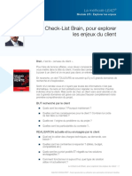 Checklist BRAIN - Enjeux Client