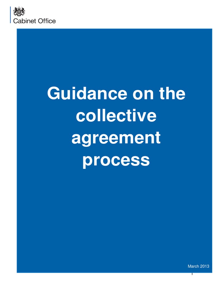 Guidance On The Collective Agreement Process March 2013 PDF