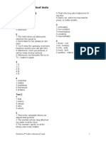 Answer Key: Short Tests: Unit 10 Test B