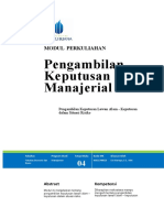 Modul 04 - Pengambilan Keputusan Lawan Alam - Keputusan Dalam Situasi Risiko