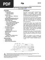 High-Resolution Analog-to-Digital Converter: Features Description