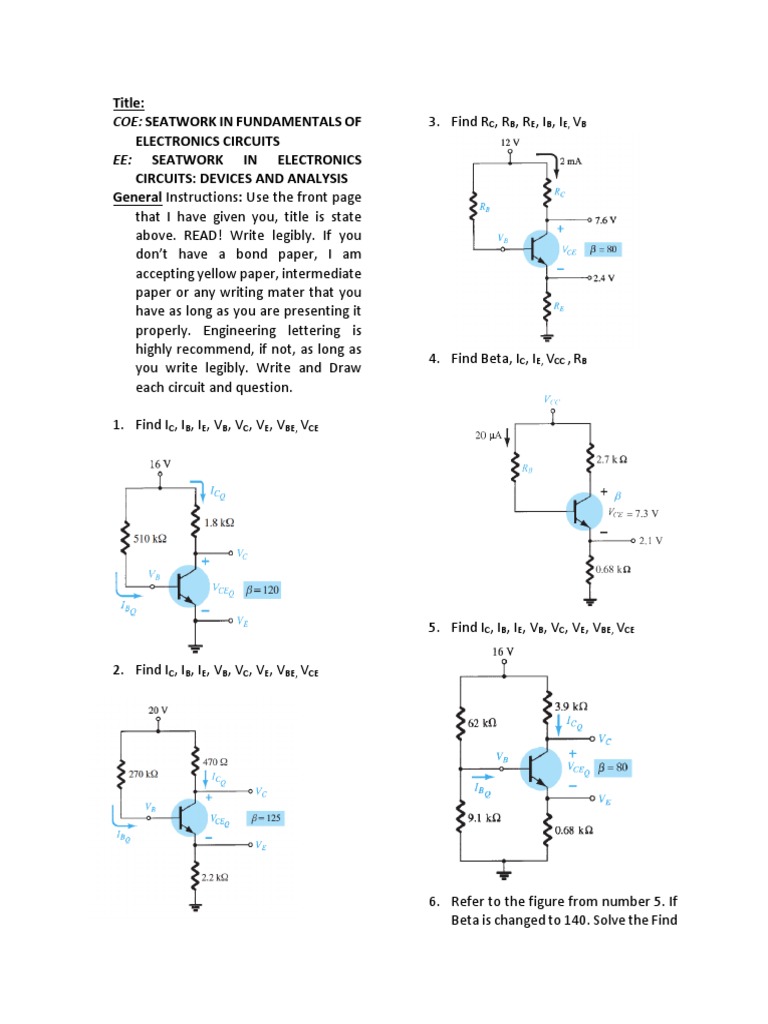 BJT Biasing Revised PDF PDF