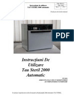 Instructiuni Tau Steril 2000