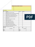 Installation Check List For Main LT Panel (LT) : Job Number Job Name Drawing Number Panel Rating Panel Reference