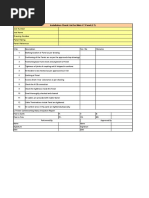 Earthing Inspection Checklist Template | PDF