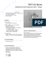 TMT1LN Series: Non-Hold Open High-Effi Ciency Toilet Flushometer Valve - 1.28 GPF