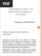 Introduction To Organizational Change