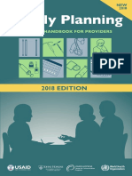 Familly planning - A global handbook for providers