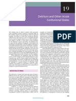 Delirium and another confusional acute states