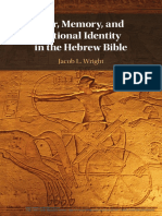 War Memory and National Identity in The Hebrew Bible
