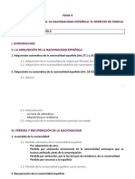 Inmigración y Extranjería Derechos de Los Extranjeros Esquema Tema 4