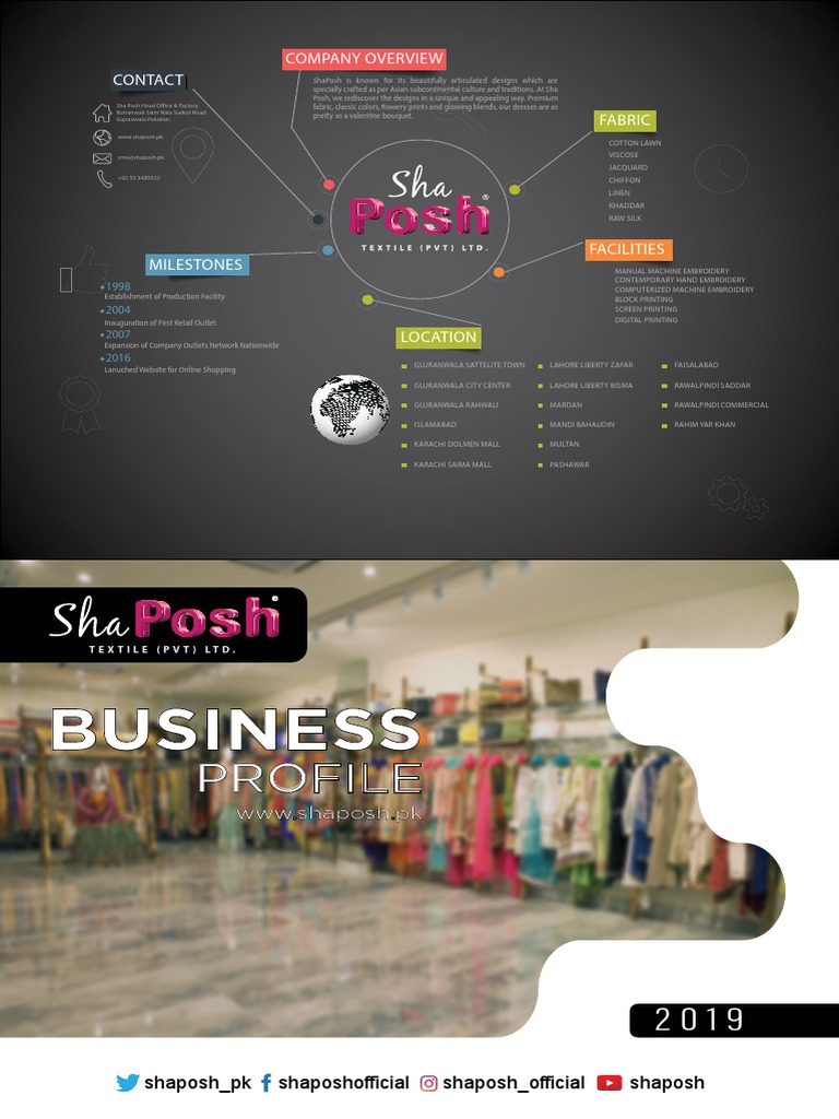 Sha Posh Textile Pvt Ltd Business Profile Embroidery Textiles