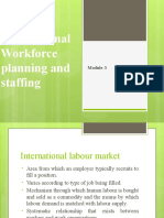 International Workforce Planning and Staffing: Module-3