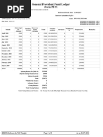 General Provident Fund Ledger: (Form PF-9)