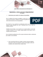 Imperialismo, Colonia y Procesos Independentistas: Orientaciones para La Realizacion Del Entregable N°2