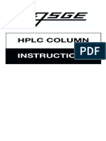 HPLC Column: Instructions