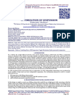 Optimization of Suspension PDF