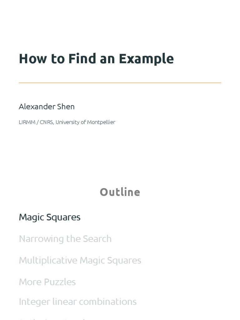 Finding Magic Squares Explained | PDF | Square Root | Fraction ...